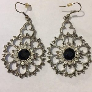 Silver earrings